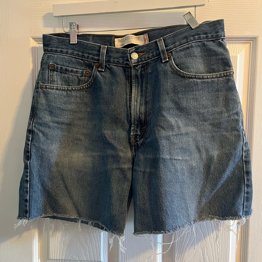 Levi's Blue Relaxed Fit Denim Shorts
